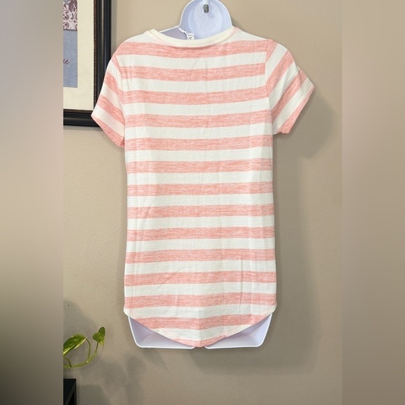 Market & Spruce Juuna Hi Lo striped Knit Top Size XSP - Picture 3 of 9